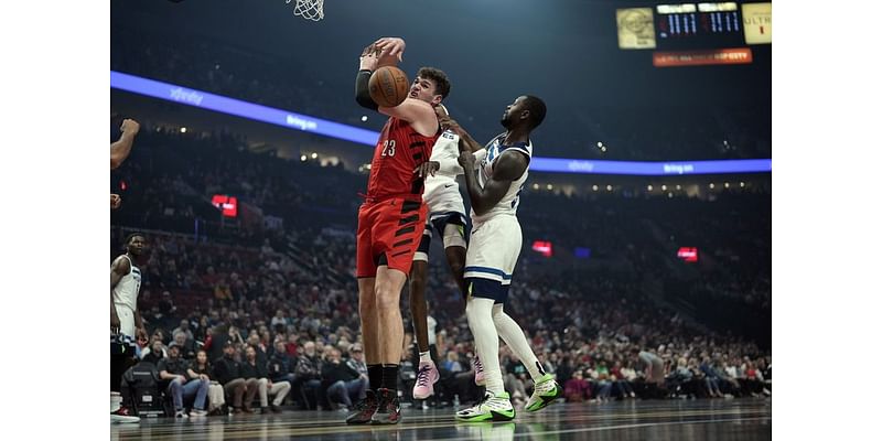 Blazers heat up from long range, shoot down Timberwolves