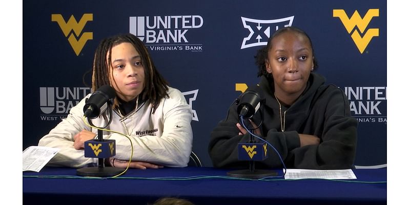 WATCH: JJ Quinerly, Jordan Harrison recap WVU women's basketball win over Pitt in Backyard Brawl