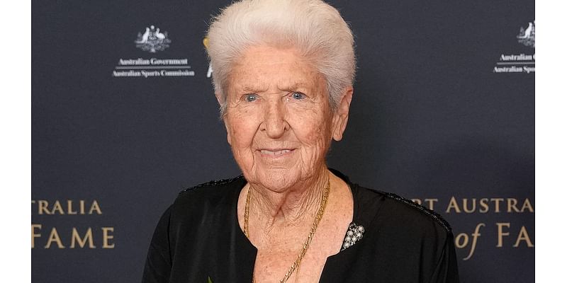 Dawn Fraser, 87, makes rare public appearance as she attends the Sport Australia Hall of Fame in Melbourne