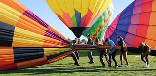 Heavy lifting: Hot air balloon crews see their efforts soar