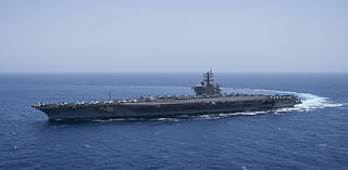 US Aircraft Carrier's Near Miss With Missile Fired by Middle East Rebels