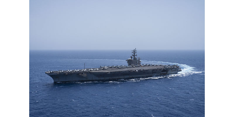 US Aircraft Carrier's Near Miss With Missile Fired by Middle East Rebels