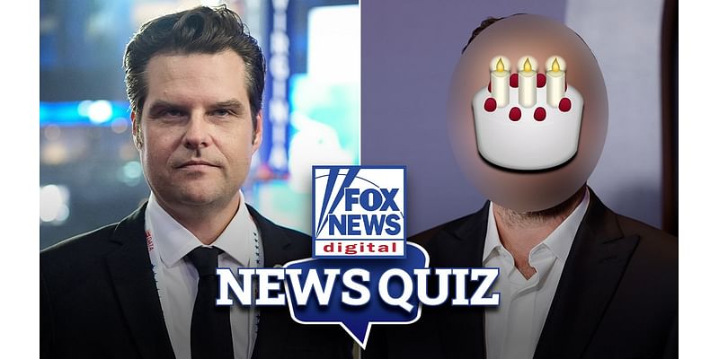 Fox News Digital's News Quiz: November 15, 2024