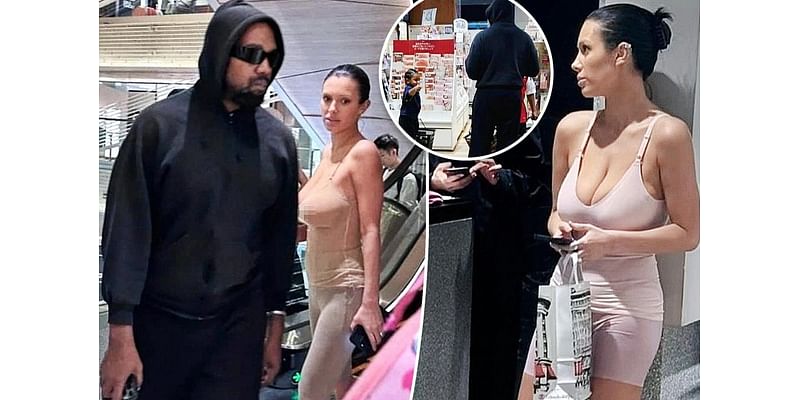 Bianca Censori wears signature see-through look while exploring Tokyo supermarket with Kanye West, his kids