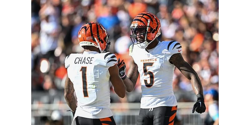 Bengals wide receiver Tee Higgins inactive against Ravens