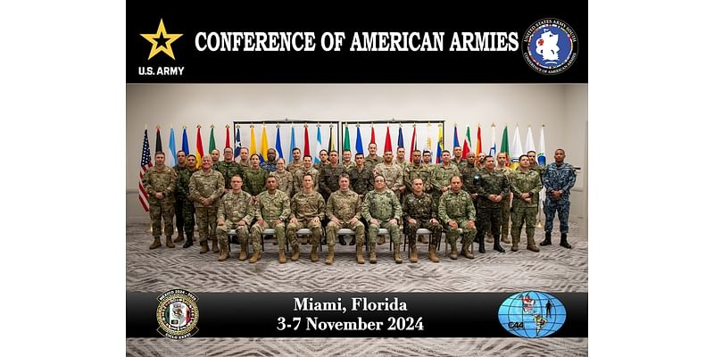 Conference of American Armies Specialized Conference begins in Miami, focusing on 21st century security challenges