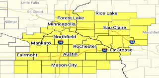 Severe thunderstorm watch: Tennis ball-sized hail possible in the Twin Cities