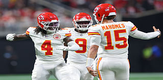 Chiefs WR Rashee Rice Carted to Locker Room After Hit From QB Patrick Mahomes