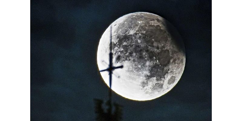 The Best Photos of This Week's Partial Lunar Eclipse from Around the World