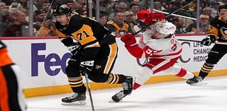 Edvinsson’s OT winner powers Red Wings past Penguins 3