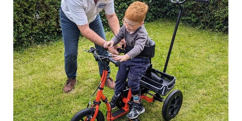 Community raises thousands for boy's special trike