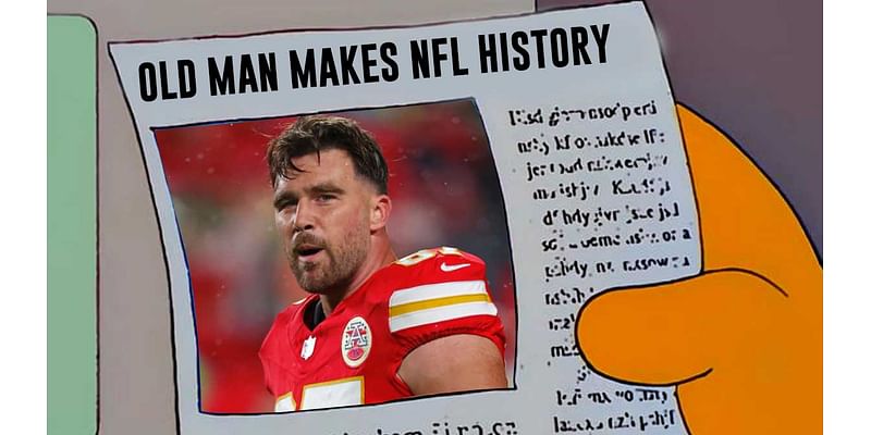 Chiefs' Travis Kelce makes old man history vs. Buccaneers