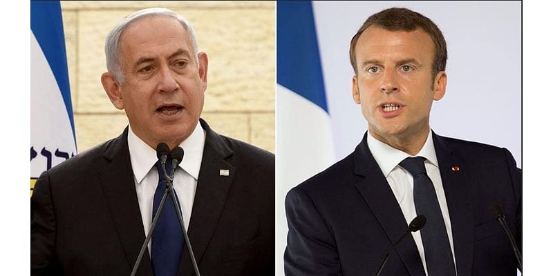 Netanyahu calls Macron, other Western leaders who support arms embargo against Israel a ‘disgrace’