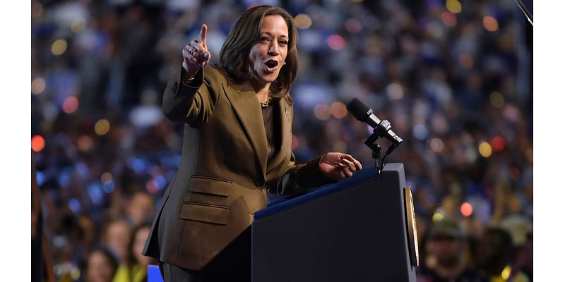 Harris trolls Trump at LA fundraiser and Vegas rally, says her crowds are 'pretty big'