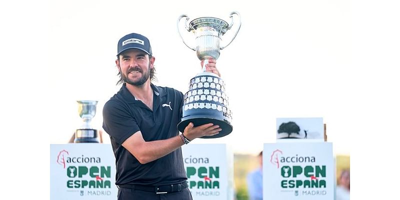 Angel Hidalgo holds his nerve to deny Jon Rahm a fourth Spanish Open title