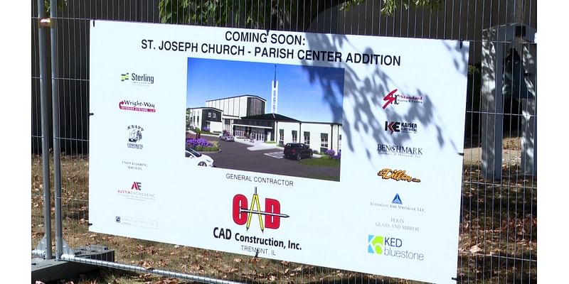 Pekin church breaks ground on new parish center