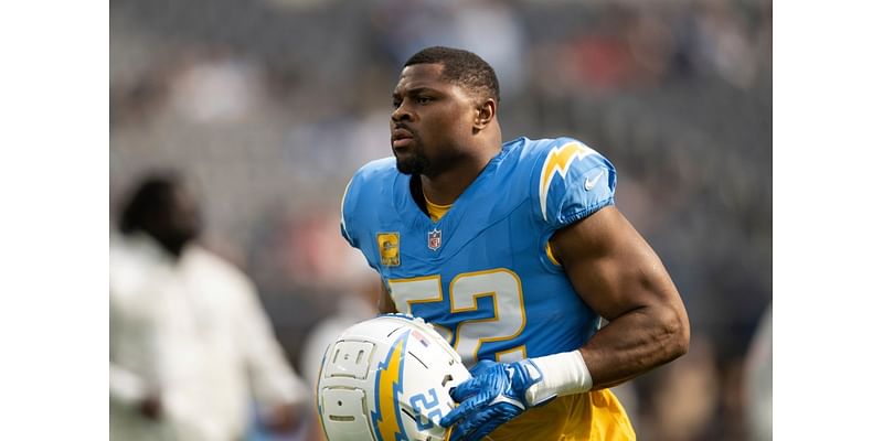 Chargers’ pass rusher Khalil Mack sits out vs. Bengals with groin injury