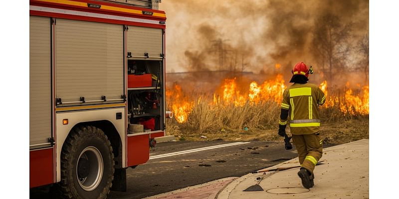 120-acre N.J. wildfire is 60% contained, authorities say