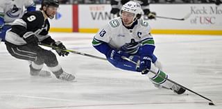 Hughes continues hot streak, Canucks overcome loss of Boeser to beat Kings 4-2