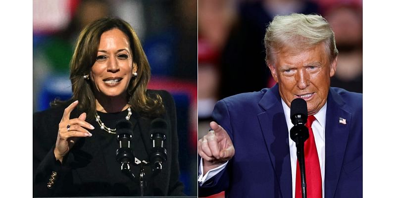 Trump spends final rally hurling insults at enemies. Harris spends hers promising US ‘we’re not going back’