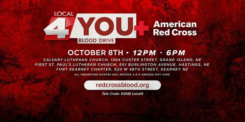 Local4 You Blood Drive happening October 8