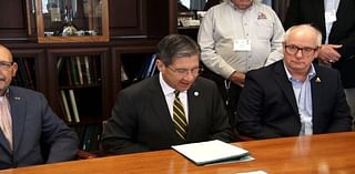 WVSOM president signs agreement for continued curation of the Greenbrier Military School Museum