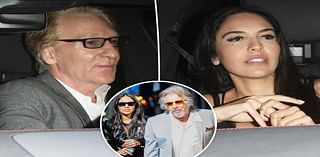 Bill Maher, 68, and Al Pacino’s girlfriend, Noor Alfallah, 30, seen leaving the Chateau Marmont Hotel together in LA