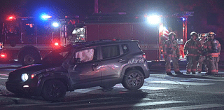 Driver hospitalized, cited after crashing Jeep into power pole in Northeast Portland