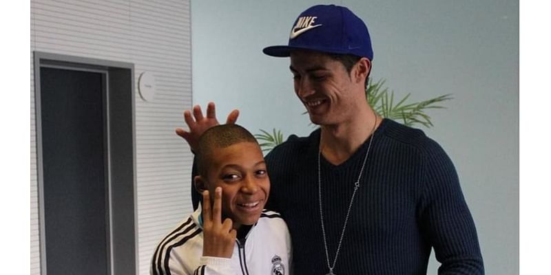Kylian Mbappe had Cristiano Ronaldo posters on his bedroom wall and met his idol when he was only 10 - now France and Portugal's captains face each other in a Euro 2024 quarter-final