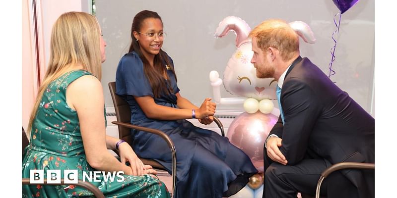 'Amazing' young Matlock carer meets Prince Harry at ceremony