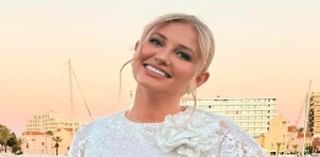 Love Island's Amy Hart gushes about her 'mob wives' inspired wedding as she reveals she nearly fell down the stairs during dream ceremony