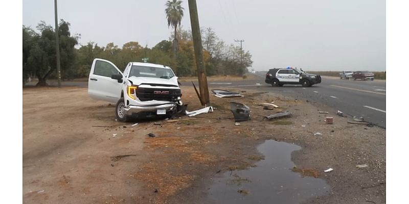 1 hospitalized in Fresno County crash where fog is a factor, CHP says