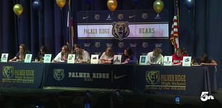 District 38 celebrates 15 student-athletes signing National Letter of Intent