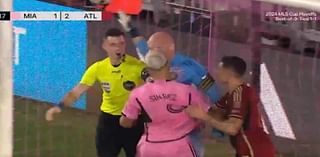 Luis Suarez embroiled in bizarre confrontation with a former Premier League goalkeeper during Inter Miami's MLS Cup defeat - but cult hero, 40, has the last laugh!