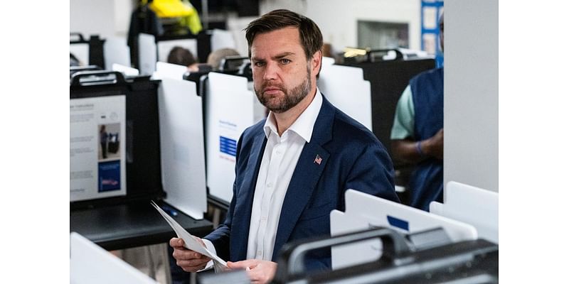 JD Vance votes at Cincinnati church: 'Let's get this election over the finish line'