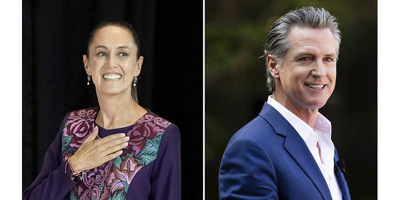 Gov. Newsom travels to Mexico for inauguration of country's 1st woman president