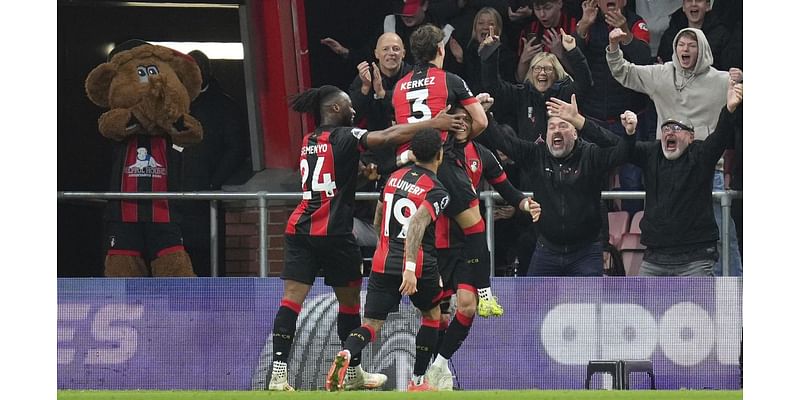 Liverpool goes top of Premier League as Man City’s 32-game unbeaten streak ends at Bournemouth