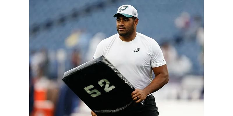 Eagles locker room: Jordan Mailata on his pregame routine; Thomas Booker describes his White House visit