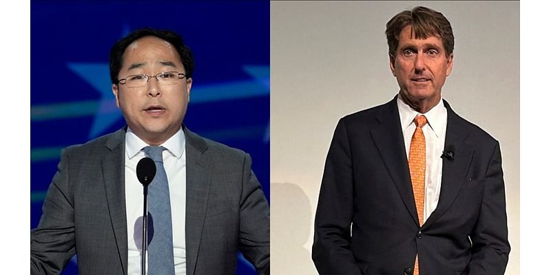 Andy Kim and Curtis Bashaw face off in a NJ Senate race opened up by Menendez bribery scandal