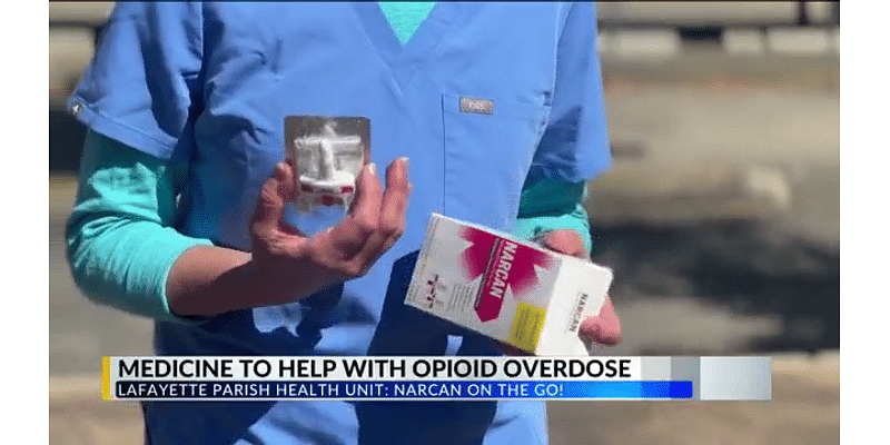 Lafayette health unit held event to distribute Narcan, a life-saving medication