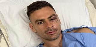 Footy star Stephen Coniglio looks unrecognisable in confronting hospital photos as he endures the 'most difficult six weeks of my career'