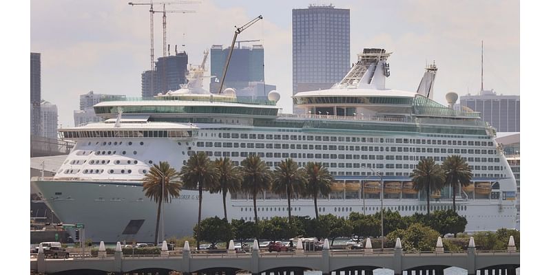 Passenger on cruise ship en route to Miami is hurt by wind, has to disembark in Spain