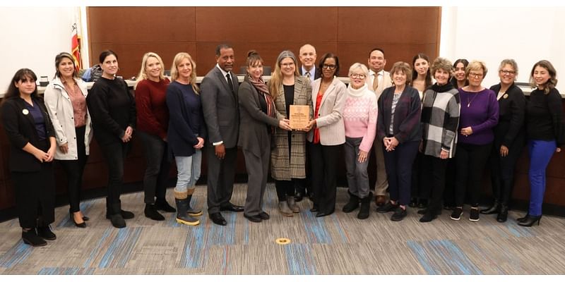 Assistance League of San Bernardino honored by San Bernardino City Unified School District