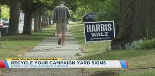 St. Louis region partner to recycle campaign yard signs