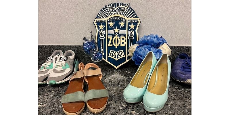 Las Vegas sorority collects shoes for charity, college scholarships