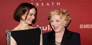 Sarah Paulson, 49, and partner Holland Taylor, 81, look loved up as they appear hand in hand at Hold Your Breath premiere