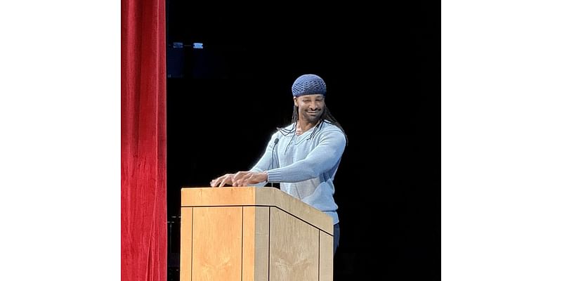 Pulitzer winner Jericho Brown speaks at JH Writers Conference