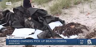 Singer Island residents raise concerns on pollution coming from condo's makeshift plastic seawall