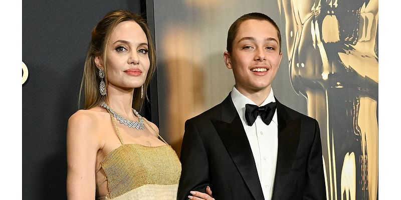 Angelina Jolie's rarely seen son Knox looks like a young Brad Pitt as he towers over her at Governor's Ball 2024