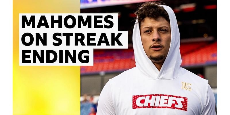 Buffalo Bills 30-21 Kansas City Chiefs: Patrick Mahomes reacts to loss